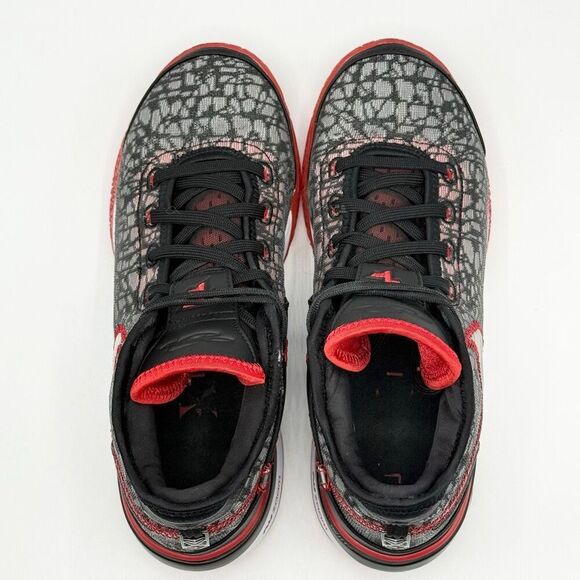 Nike Zoom LeBron NXXT Gen FaZe Clan Bred Lace Up Red Black Mid Sneakers - US Men - Picture 12 of 16